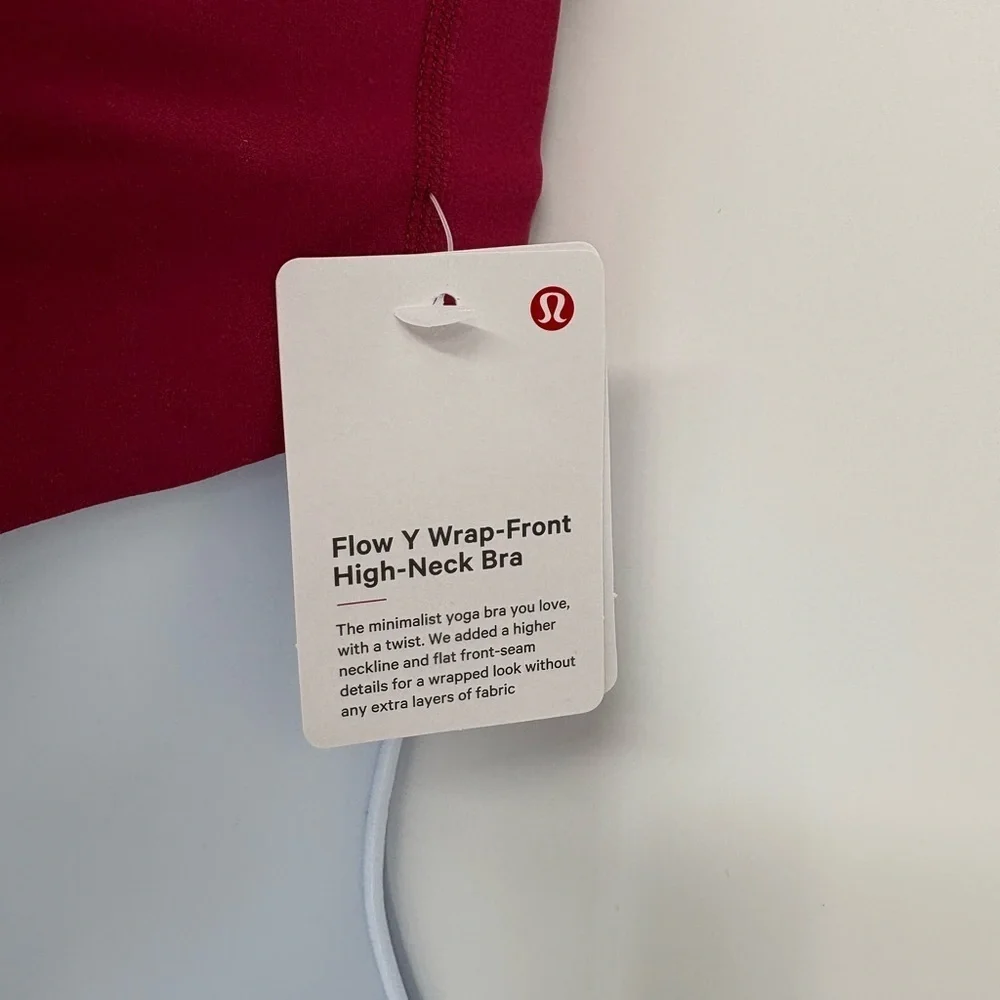 Lululemon Flow Y Wrap-Front High-Neck Bra